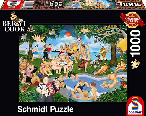 Schmidt Spiele (59687) - Beryl Cook: "Summer Festival" - 1000 pièces
