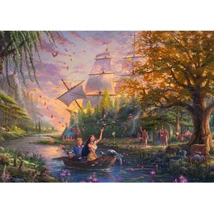 Schmidt Spiele (59688) - Thomas Kinkade: "Disney, Pocahontas" - 1000 pièces