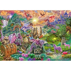 Schmidt Spiele (58966) - "Enchanted Dragon Country" - 1000 pièces