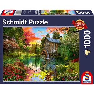 Schmidt Spiele (58968) - "The Water Mill" - 1000 pièces