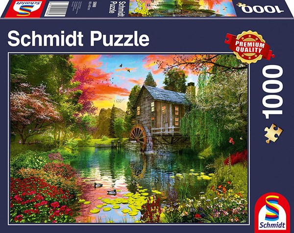 Schmidt Spiele (58968) - "The Water Mill" - 1000 pièces