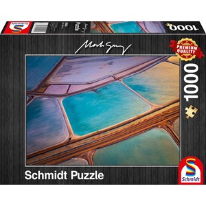 Schmidt Spiele (59924) - Mark Gray: "Pastelle" - 1000 pièces