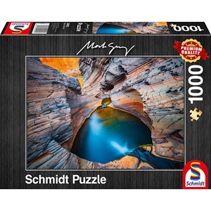 Schmidt Spiele (59922) - Mark Gray: "Indigo" - 1000 pièces