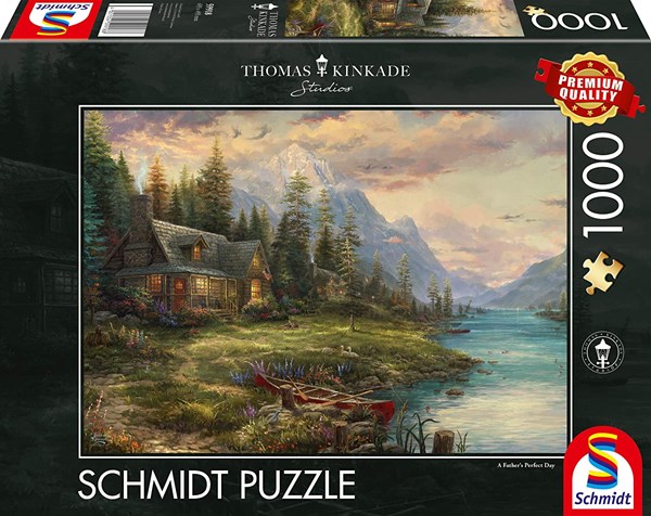 Schmidt Spiele (59918) - Thomas Kinkade: "Father's Day Outing" - 1000 pièces