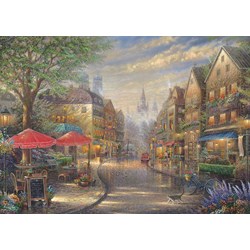 Schmidt Spiele (59675) - Thomas Kinkade: "Cafe in Munich" - 1000 pièces