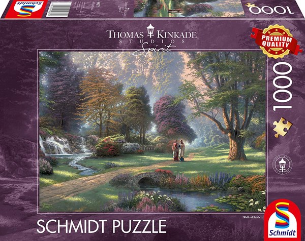 Schmidt Spiele (59677) - Thomas Kinkade: "Spirit, Way of Faith" - 1000 pièces