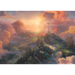 Schmidt Spiele (59679) - Thomas Kinkade: "Spirit, The Cross" - 1000 pièces