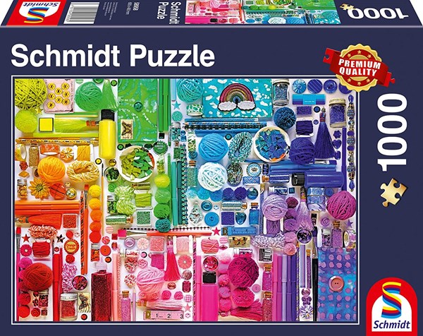 Schmidt Spiele (58958) - "Rainbow Colours" - 1000 pièces
