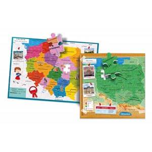Clementoni (50021) - "Poland Map" - 104 pièces