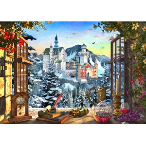 Bluebird Puzzle (70122) - "Mountain Castle" - 1000 pièces