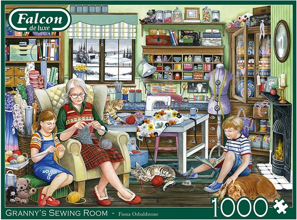 Falcon (11273) - Fiona Osbaldstone: "Granny's Sewing Room" - 1000 pièces