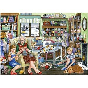Falcon (11273) - Fiona Osbaldstone: "Granny's Sewing Room" - 1000 pièces