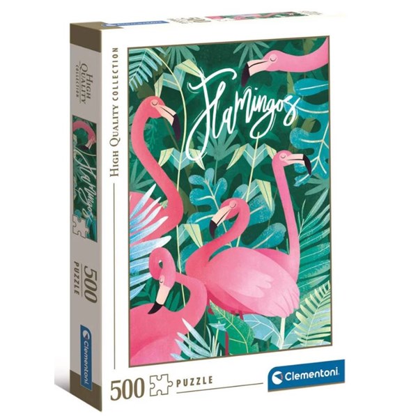 Clementoni (35101) - "Flamingoes" - 500 pièces