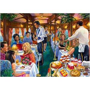 Jumbo (11328) - Jim Mitchell: "The Dining Carriage" - 500 pièces