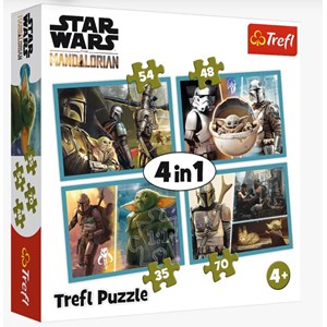 Trefl (34377) - "The Mandalorian and his World" - 35 48 54 70 pièces