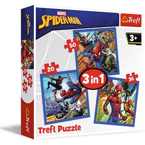 3 Puzzles Spiderman + Memory Ravensburger-07359 25 pièces Puzzles - Super  Héros