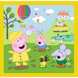 Trefl (34849) - "Peppa's happy day, Peppa Pig" - 20 36 50 pièces