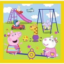 Trefl (34849) - "Peppa's happy day, Peppa Pig" - 20 36 50 pièces