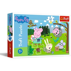 Trefl (18245) - "Peppa Pig, Forest Expedition" - 30 pièces