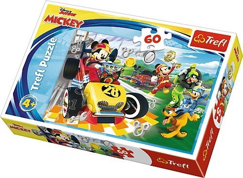 Trefl (17322) - "Disney, Mickey and the Roadster Racers" - 60 pièces