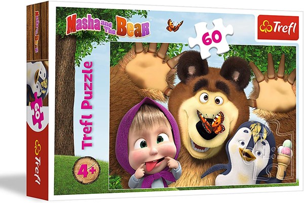Trefl (17337) - "Masha and the Bear" - 60 pièces