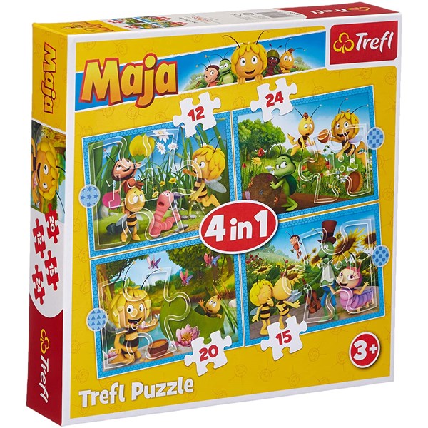 Trefl (34356) - "Maya the Bee Adventures" - 12 15 20 24 pièces