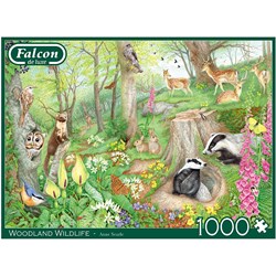Falcon (11322) - Anne Searle: "Woodland Wildlife" - 1000 pièces
