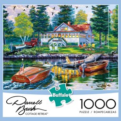 Buffalo Games (11243) - Darrell Bush: "Cottage Retreat" - 1000 pièces