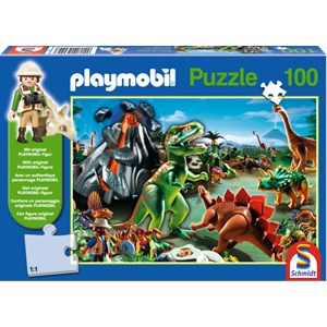 Schmidt Spiele (56042) - "In Dino Country" - 100 pièces