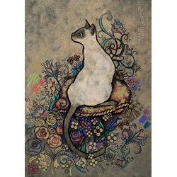 Heye (29610) - Jane Crowther: "Siamois" - 1000 pièces