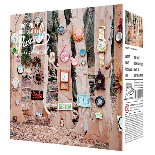 Kylskåpspoesi (00471) - "Clocks and Trees" - 1000 pièces
