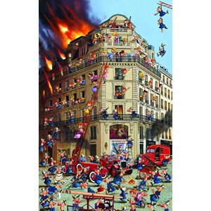 Piatnik (535444) - François Ruyer: "Les pompiers" - 1000 pièces