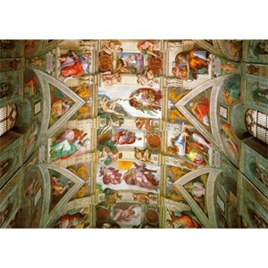 Piatnik (539343) - Michelangelo: "La Chapelle Sixtine" - 1000 pièces