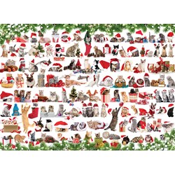 Eurographics (6000-0940) - "Chats de Noël" - 1000 pièces