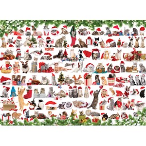 Eurographics (6000-0940) - "Chats de Noël" - 1000 pièces