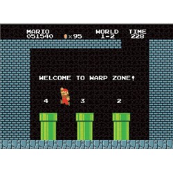 USAopoly (PZ005-482) - "Super Mario 1-2 Welcome to Warp Level" - 1000 pièces