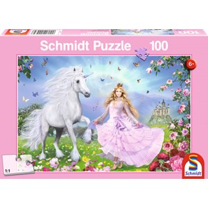 Schmidt Spiele (55565) - "La princesse des licornes" - 100 pièces