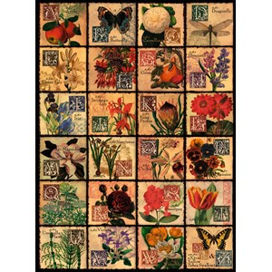 Ravensburger (14126) - "Vintage Flora" - 500 pièces