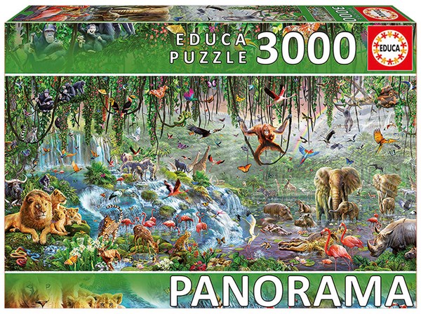 Educa (17133) - "Wildlife" - 3000 pièces