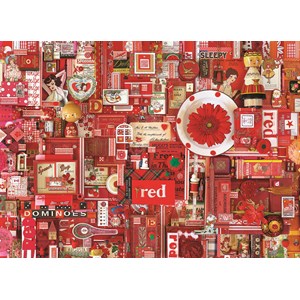 Cobble Hill (51861) - Shelley Davies: "Rouge" - 1000 pièces