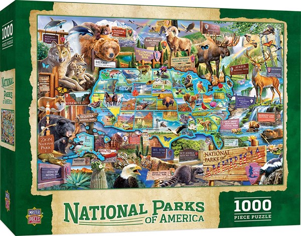 MasterPieces (71794) - "National Parks of America" - 1000 pièces