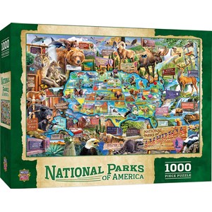 MasterPieces (71794) - "National Parks of America" - 1000 pièces