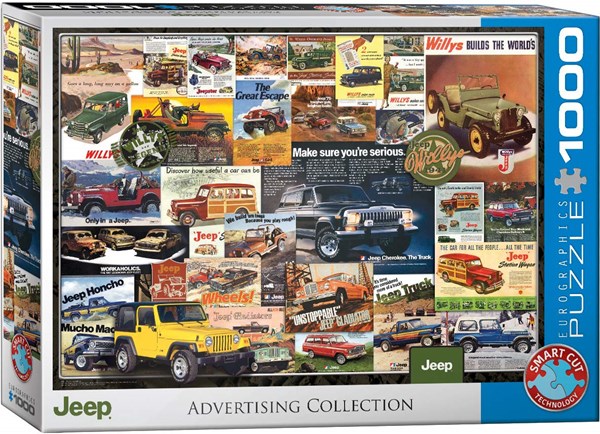 Eurographics (6000-0758) - "Jeep Advertising Collection" - 1000 pièces