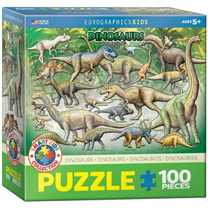 Eurographics (6100-0098) - "Dinosaures" - 100 pièces
