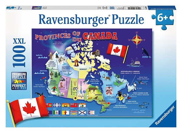 Ravensburger (10569) - "Map of Canada" - 100 pièces