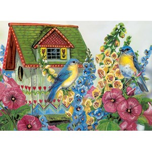 Eurographics (8300-0603) - Janene Grende: "Cottage d'oiseaux en campagne" - 300 pièces