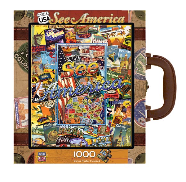 MasterPieces (71661) - Kate Ward Thacker: "See America" - 1000 pièces