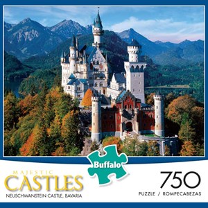 Buffalo Games (17055) - "Neuschwanstein Castle (Majestic Castles)" - 750 pièces