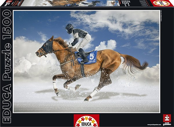 Educa (16307) - "St. Moritz White Turf Final" - 1500 pièces