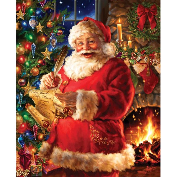 SunsOut (57153) - Dona Gelsinger: "Checking it Twice" - 1500 pièces